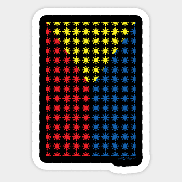 Philippines Sun Flag Sticker by airealapparel